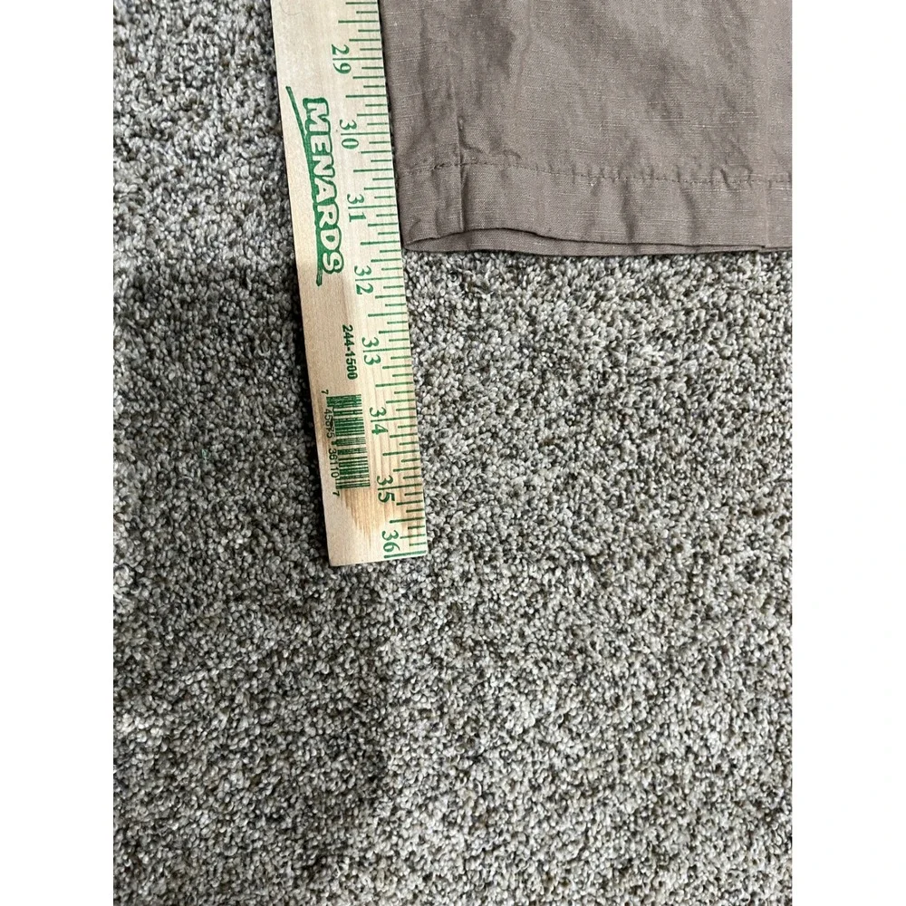 Banana Republic Gavin Straight Leg Linen Cotton Chino Pants Brown Mens 33x32